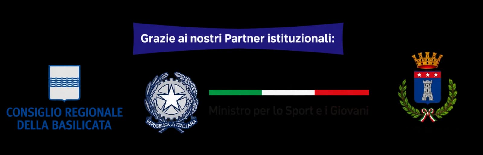 Consiglio Regionale della Basilicata · Ministro per lo Sport e i Giovani · Comune di Potenza